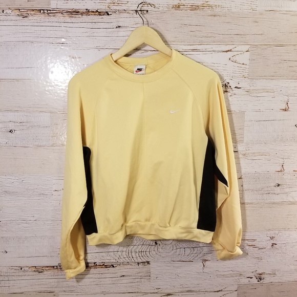 light yellow nike sweatshirt